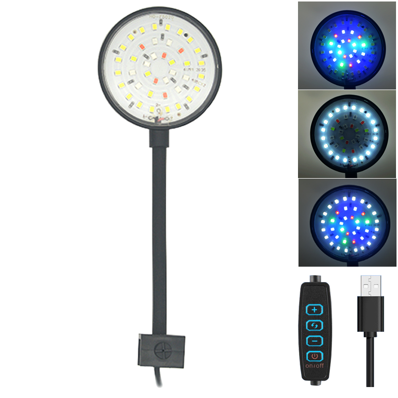 Marine Aquarium Lamp - Lámpara LED USB para acuario, decoración