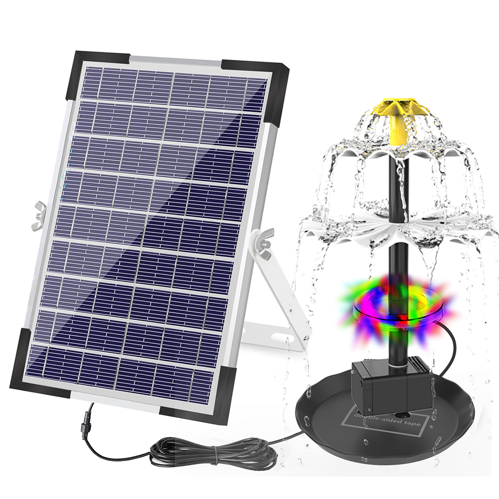 Marine Aquarium Lamp - Bomba de Fuente Solar para baño