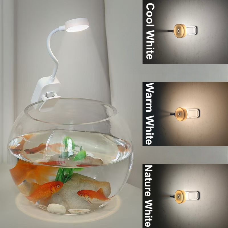 Marine Aquarium Lamp - Luz LED para acuario con clip,