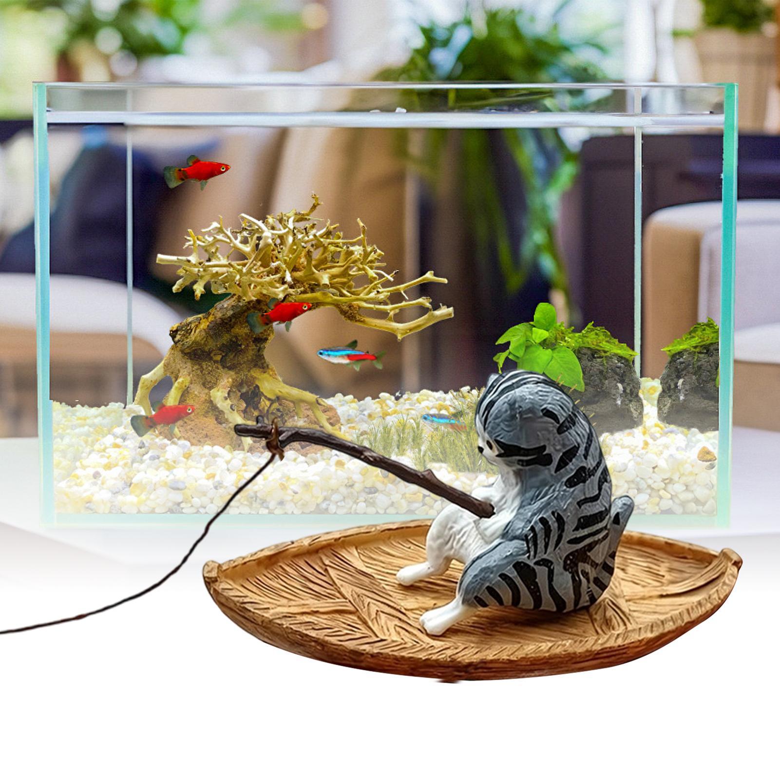 Adorno Creativo de Gato Pescad - Aquarium Marina reseña y precio
