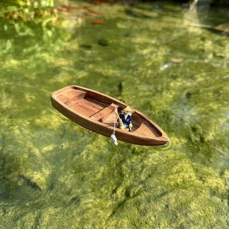 Barco de madera hecho a mano,  - Aquarium Marina reseña y precio
