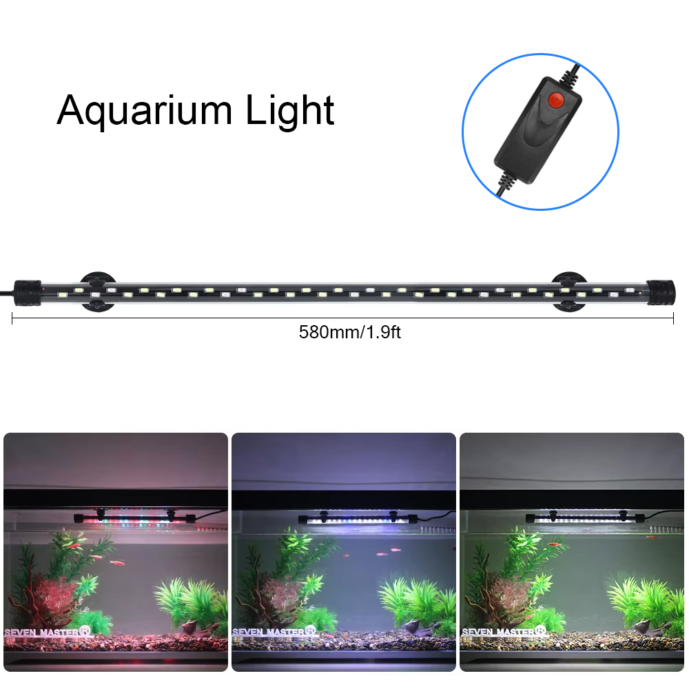 Luz LED para acuario de 58CM,  - Marine Aquarium Lamp reseña y precio