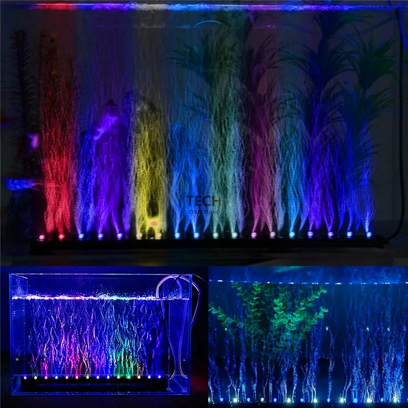 Acuario pecera sumergible suba - Marine Aquarium Lamp reseña y precio