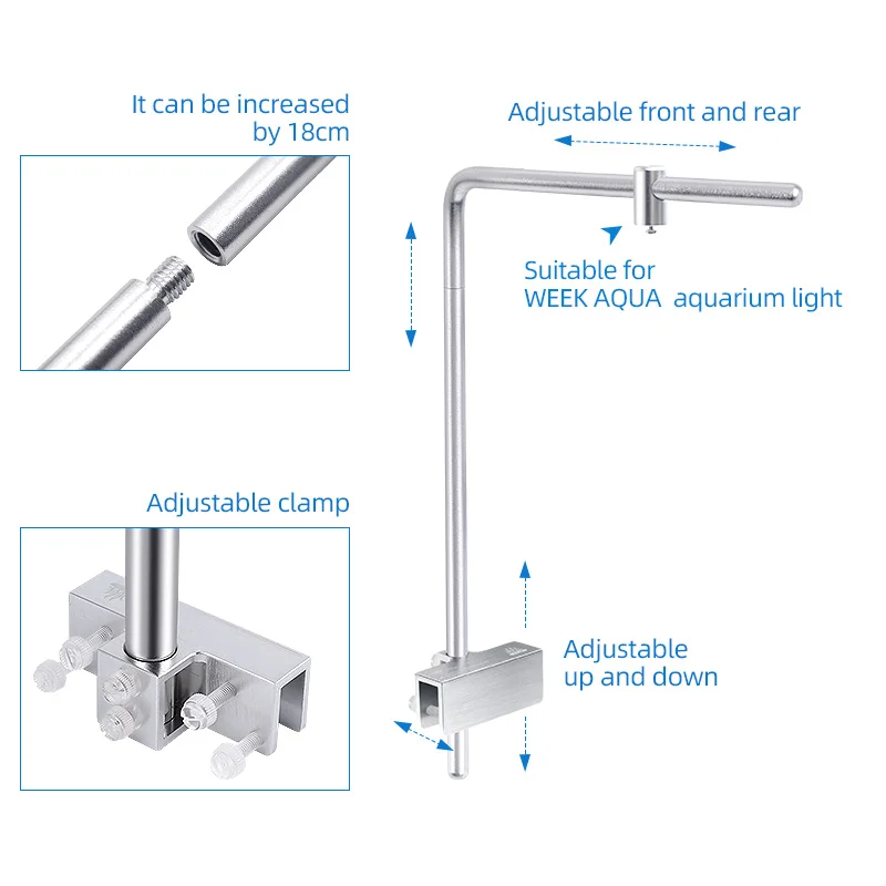 Soporte de luz Week Aqua Unive - Marine Aquarium Lamp reseña y precio